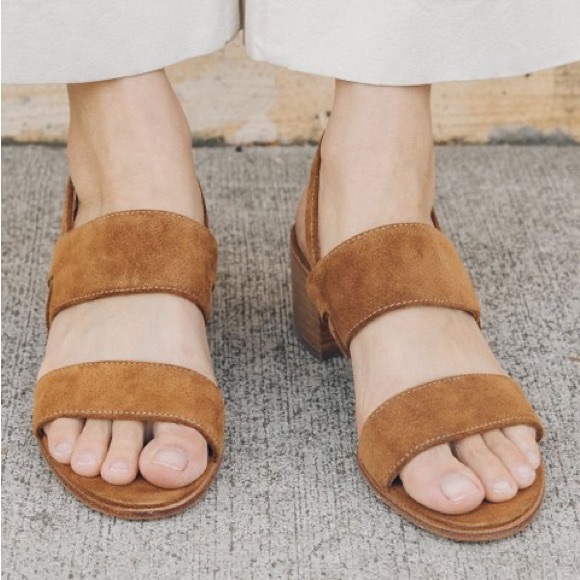 Soludos Farah Midheel - Walnut - Picture 3 of 5